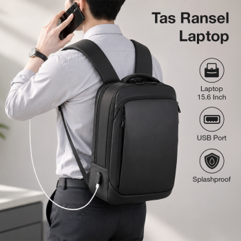 VORMOR Tas Ransel Laptop Backpack USB Charging - KC01