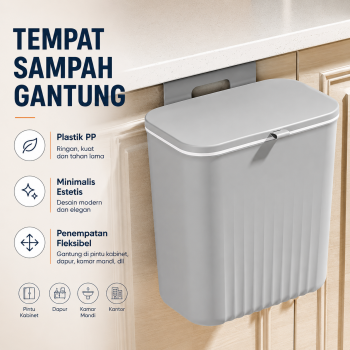 TaffHOME Tempat Sampah Gantung Dapur Kitchen Trash Bin - G20