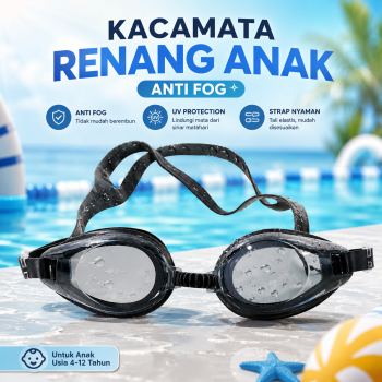 Gambar produk Kacamata Renang Anak Anti Silicone Fog Kids Swimming Goggles - EE243