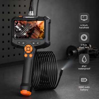 Taffware Kamera Endoskop Industrial Borescope 4.3 Inch IP67 2000mAh 5M - G30