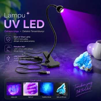 Gambar produk Cmaos Lampu UV LED Desk Lamp Ultraviolet Nail Dryer or Cash Detector - CM1