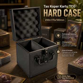 TaffGUARD Tas Koper Penyimpanan Kartu Trading Card Hard Case Aluminum - LE20