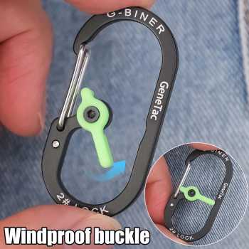 YOGU Carabiner Dual Loop G-Biner Spring Lock Gantungan Kunci 36kg - GC009