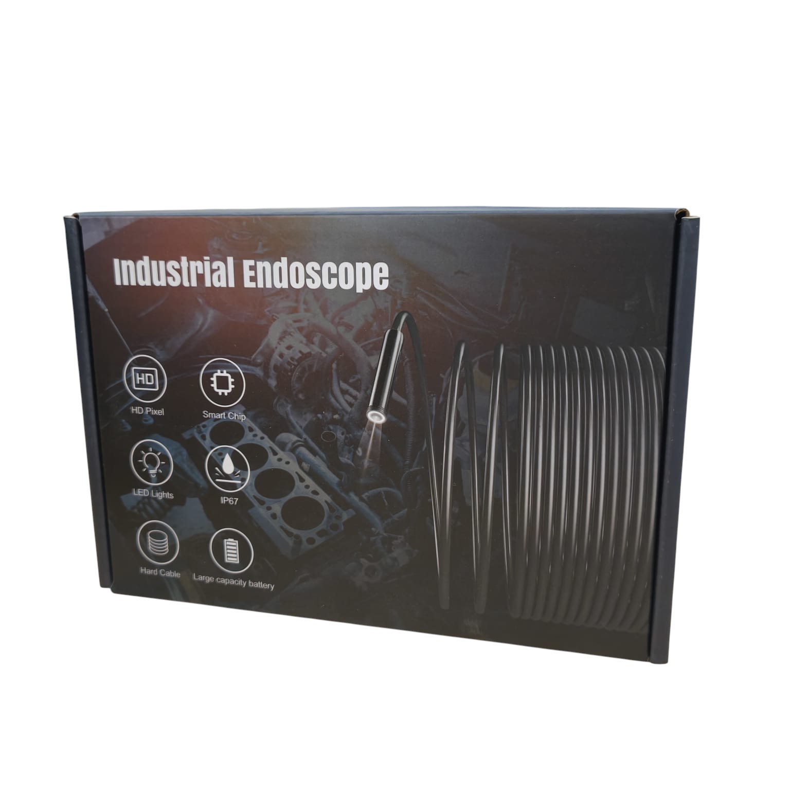 Taffware Kamera Endoskop Industrial Borescope 4.3 Inch IP67 2000mAh 5M - P100 Gambar produk Taffware Kamera Endoskop Industrial Borescope 4.3 Inch IP67 2000mAh 5M - P100 - Kemasan