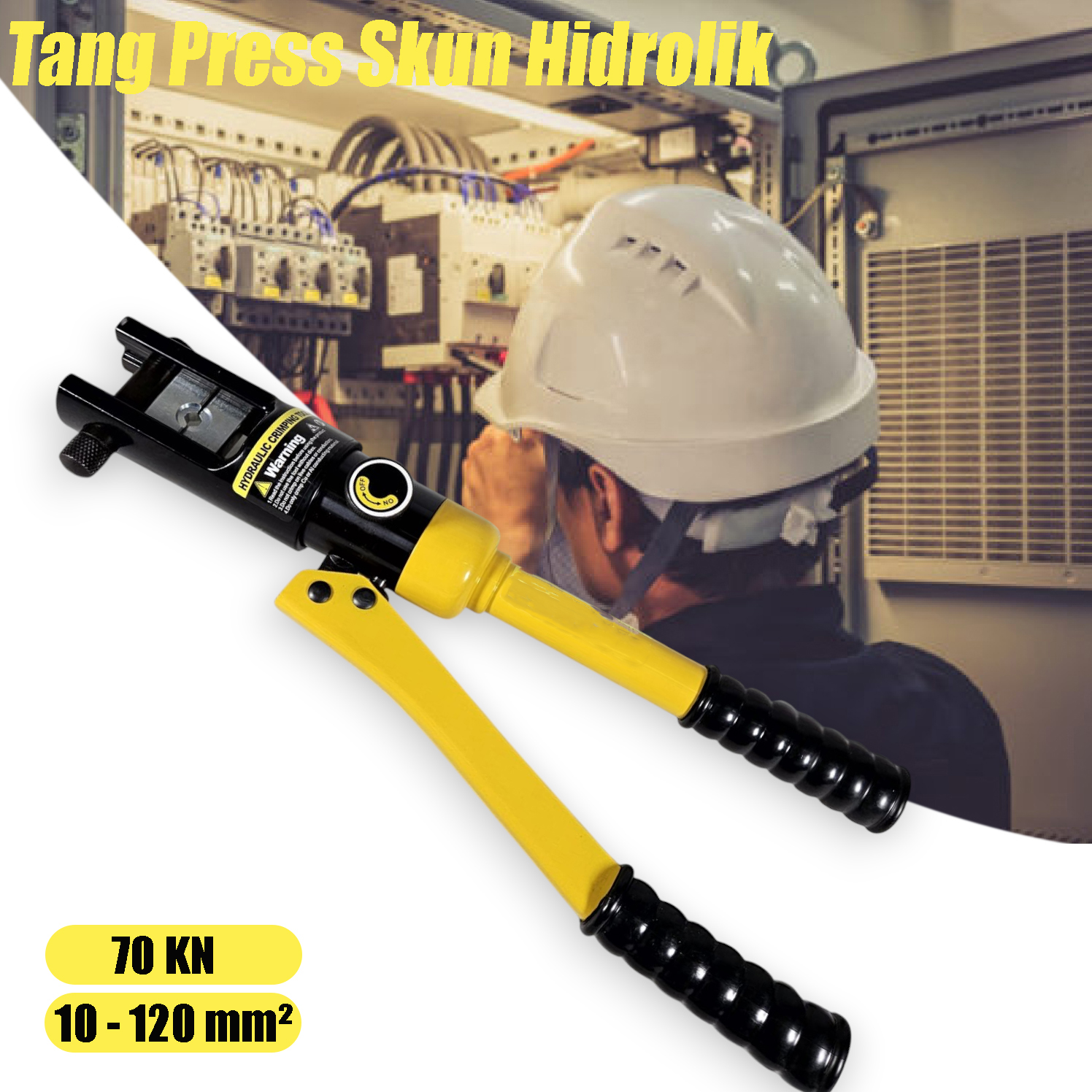 ChanYu Tang Press Skun Hidrolik Crimping Pliers Tool - YQK-120 Gambar produk ChanYu Tang Press Skun Hidrolik Crimping Pliers Tool - YQK-120 - 2