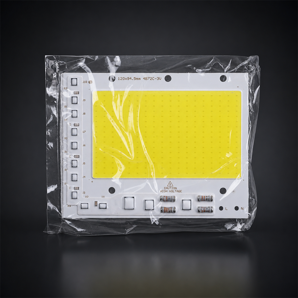 Ovicart LED COB Chip Driver Free 220V 5054 Lamp Board Beads 304 Cool White 6500K 100W - HO15 Gambar produk Ovicart LED COB Chip Driver Free 220V 5054 Lamp Board Beads 304 Cool White 6500K 100W - HO15 - Kemasan