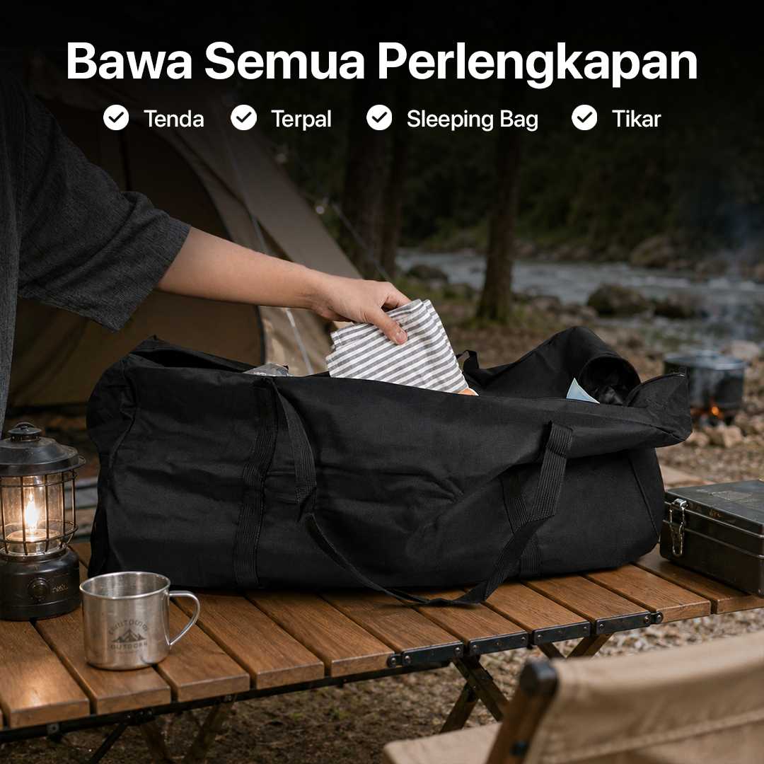 Gambar produk Olimal Tas Camping Tenda Outdoor Waterproof 300D Oxford Storage Bag - OM-30 - 1