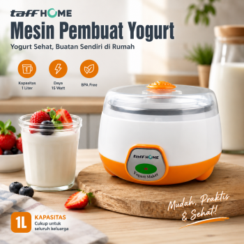 TaffHOME Mesin Pembuat Yogurt Maker Electric Portable 15W 1L - PA-12D