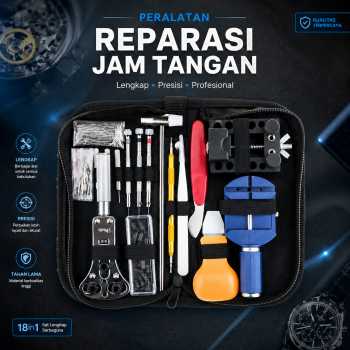 Taffware Peralatan Reparasi Jam Tangan Watch Repair Tool Kit Set - C10050