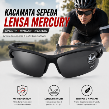OULAIOU HAOGHIMENG Kacamata Sepeda Lensa Mercury Cycling Outdoor Sport - 3015
