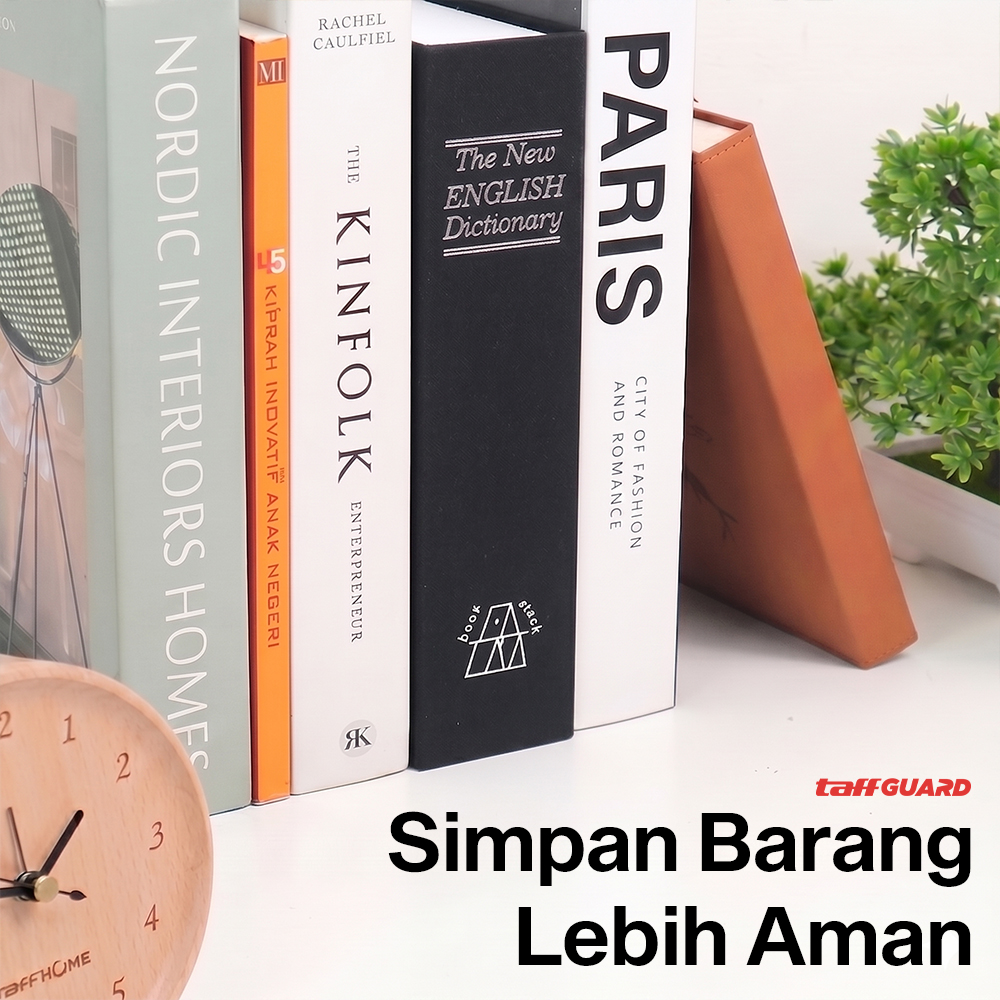 TaffGUARD Brankas Buku Kamus Kunci Manual Anti Maling Hidden Safe Box Sedang - KB-10L Gambar produk TaffGUARD Brankas Buku Kamus Kunci Manual Anti Maling Hidden Safe Box Sedang - KB-10L - 1