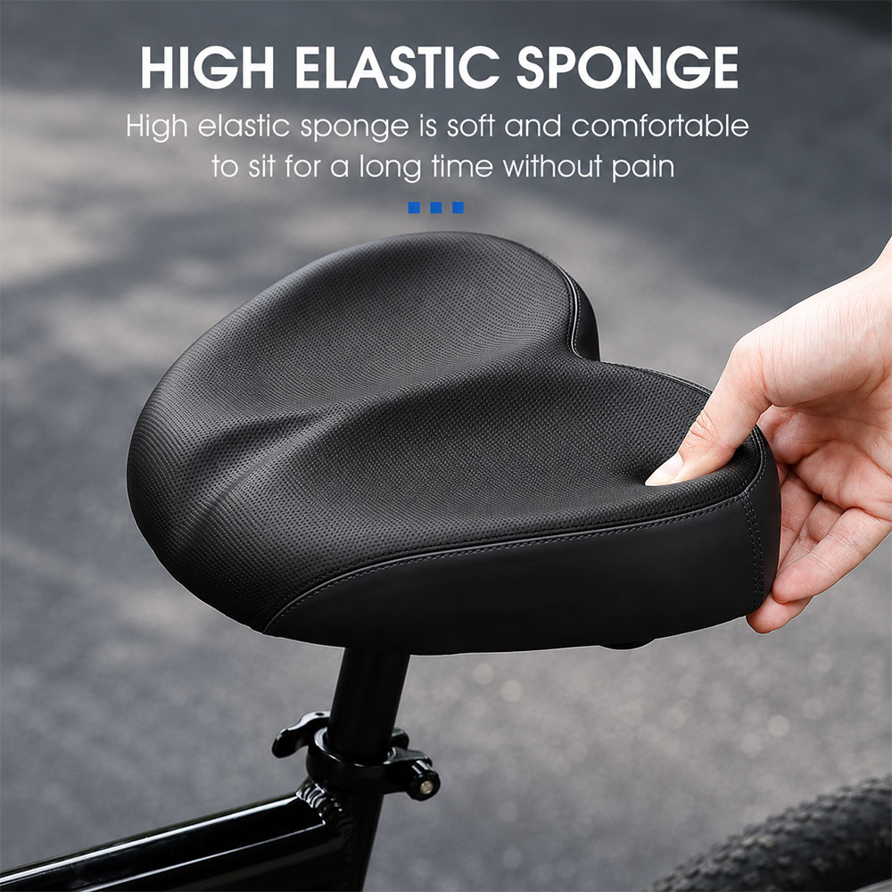TH Jok Sadel Sepeda Bike Saddle No Nose Double Shock Absorp Comfort - YP0801133 Gambar produk TH Jok Sadel Sepeda Bike Saddle No Nose Double Shock Absorp Comfort - YP0801133 - 2
