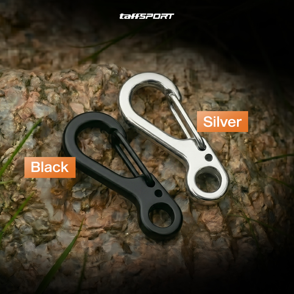 TaffSPORT Karabiner Mini Gantungan Kunci Keychain Hanging Buckle - AT10 Gambar produk TaffSPORT Karabiner Mini Gantungan Kunci Keychain Hanging Buckle - AT10 - 7