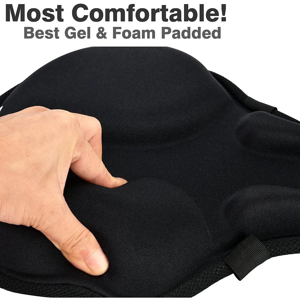 ECIOSL Cover Jok Sadel Sepeda Sporty Gel Pad Bicycle Seat Universal - HM900 Gambar produk ECIOSL Cover Jok Sadel Sepeda Sporty Gel Pad Bicycle Seat Universal - HM900 - 3