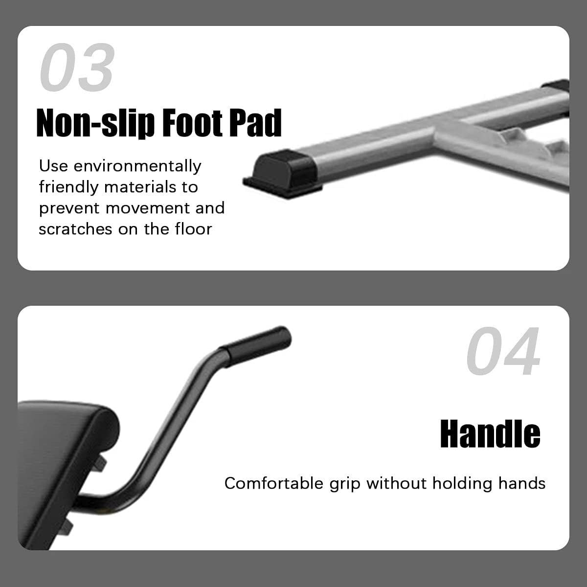 WEHAVE Alat Fitness Gym Roman Chair Hyperextension Bench Press Squat - RC001 Gambar produk WEHAVE Alat Fitness Gym Roman Chair Hyperextension Bench Press Squat - RC001 - 5
