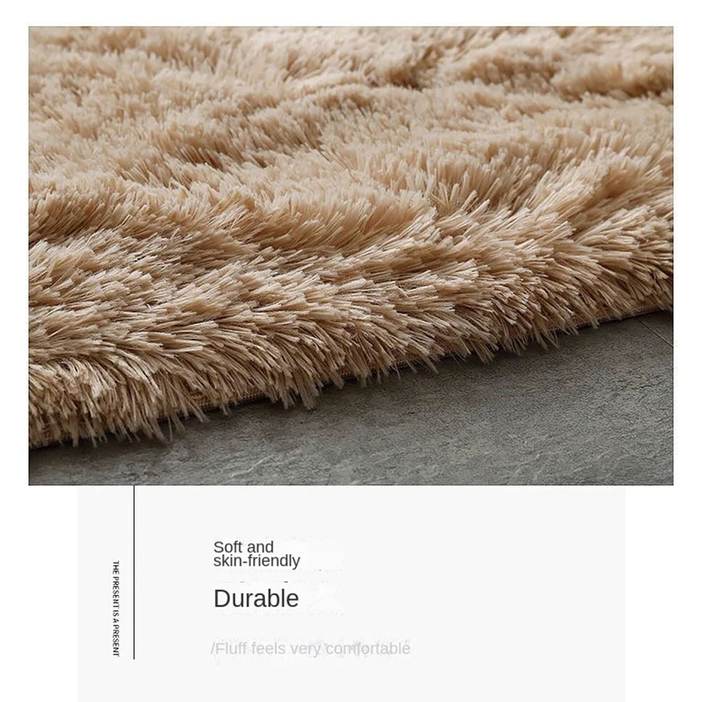TaffHOME Karpet Matras Bulu PVC Non-Slip Living Room Soft Tie Die 120x160cm - DE2020 Gambar produk TaffHOME Karpet Matras Bulu PVC Non-Slip Living Room Soft Tie Die 120x160cm - DE2020 - 5