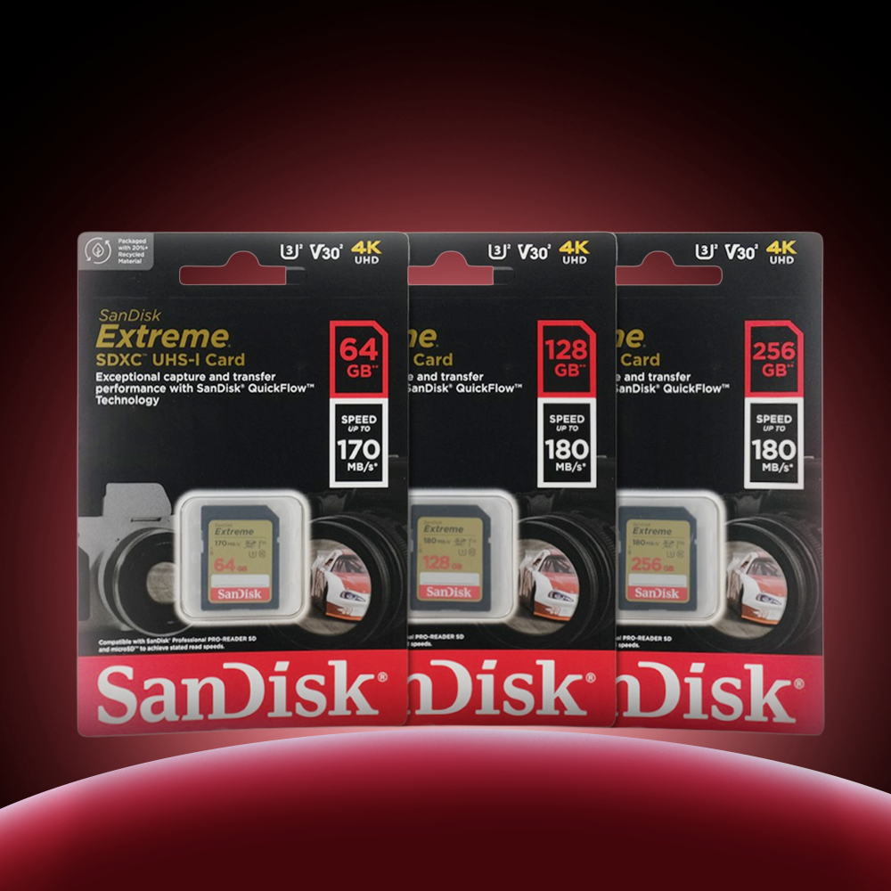 SanDisk Extreme SDXC UHS-I Card V30 U3 Class 64GB-SDSDXV2-064G - SDSDXV Gambar produk SanDisk Extreme SDXC UHS-I Card V30 U3 Class 64GB-SDSDXV2-064G - SDSDXV - 3