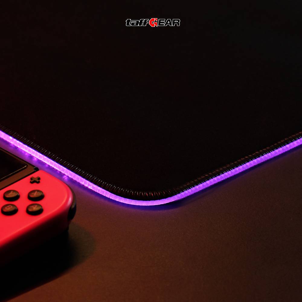Gambar produk TaffGEAR Mouse Pad Gaming XL RGB LED Desk Mat 900x300x4mm 300x900x4mm - RGB-01 - 5