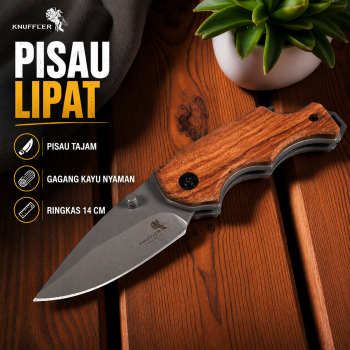KNIFEZER Pisau Lipat Mini Folding Tactical Survival Outdoor Knife - ED5044