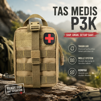 HAISUNNY Tas Medis Obat P3K First Aid Kit Medical Bag - D1050