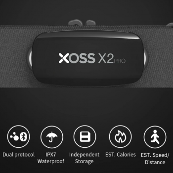 XOSS Heart Rate Monitor Chest Strap Sensor Jantung Dual Mode IPX7 - X2 Pro