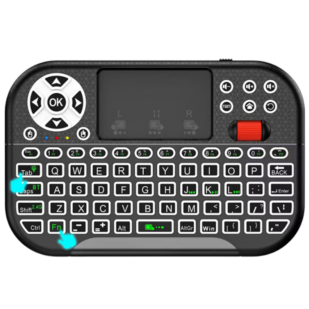 IDEA Keyboard Mini Touchpad Air Mouse Dual Mode 2.4GHz Bluetooth - M2 Gambar produk IDEA Keyboard Mini Touchpad Air Mouse Dual Mode 2.4GHz Bluetooth - M2 - Kemasan