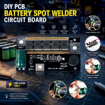 AIDEEPEN DIY PCB Battery Spot Welder Portable Circuit Board
