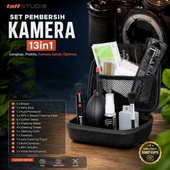 TaffSTUDIO Set Pembersih Kamera Camera Cleaning Kit 13in1 - T13