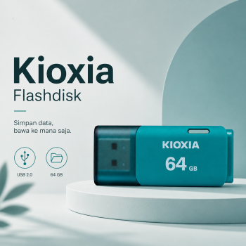 Kioxia Flashdisk Data Storage USB 2.0 Portable 64GB - U202