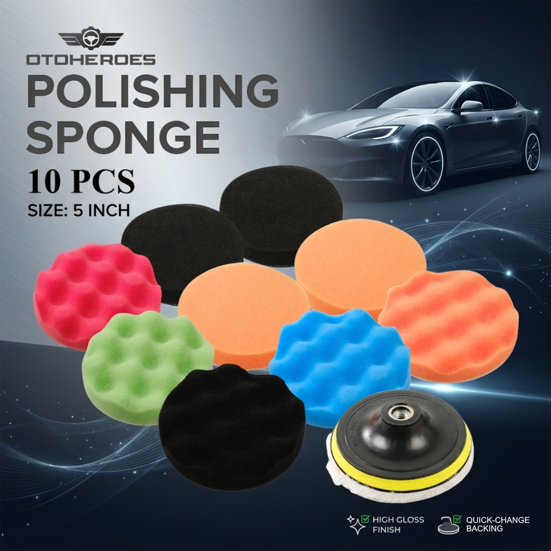 OTOHEROES Poles Mobil Polishing Buffing Pad 5 Inch Set 10 PCS - CSL2018 Gambar produk OTOHEROES Poles Mobil Polishing Buffing Pad 5 Inch Set 10 PCS - CSL2018 - Utama