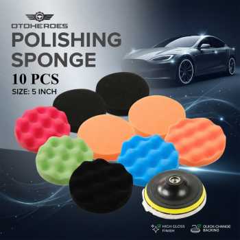 OTOHEROES Poles Mobil Polishing Buffing Pad 5 Inch Set 10 PCS - CSL2018