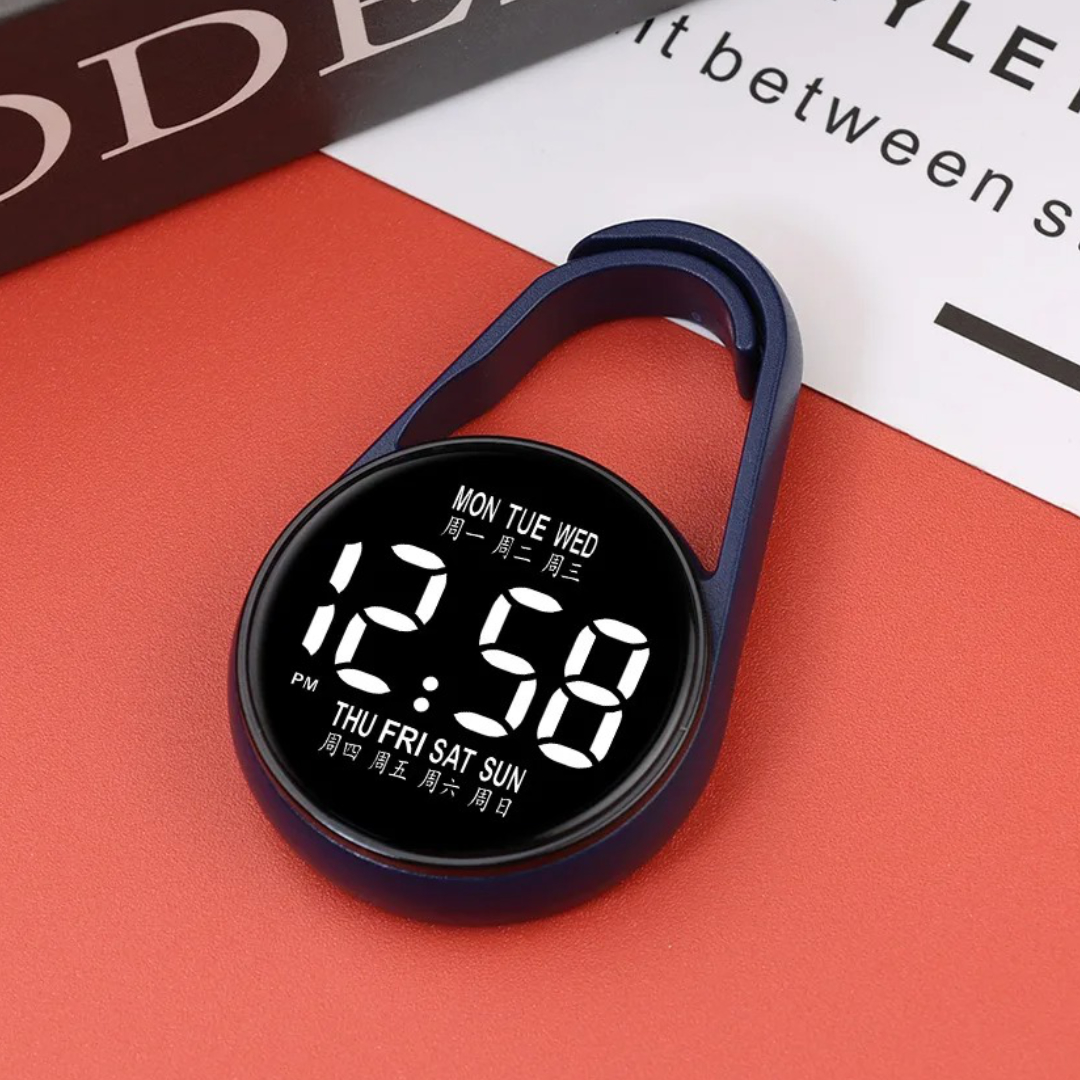 Obotsnoi Jam Pocket Watch Digital LED Gantungan Kunci Waterproof - PJX1600 Gambar produk Obotsnoi Jam Pocket Watch Digital LED Gantungan Kunci Waterproof - PJX1600 - Utama