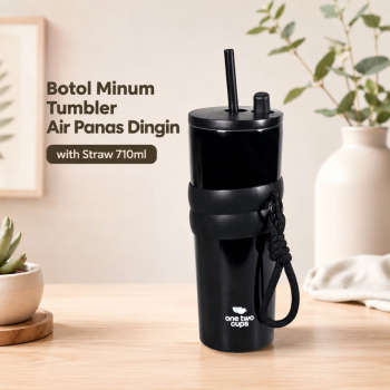 One Two Cups Botol Minum Tumbler Air Panas Dingin with Straw 710ml - YS-1000