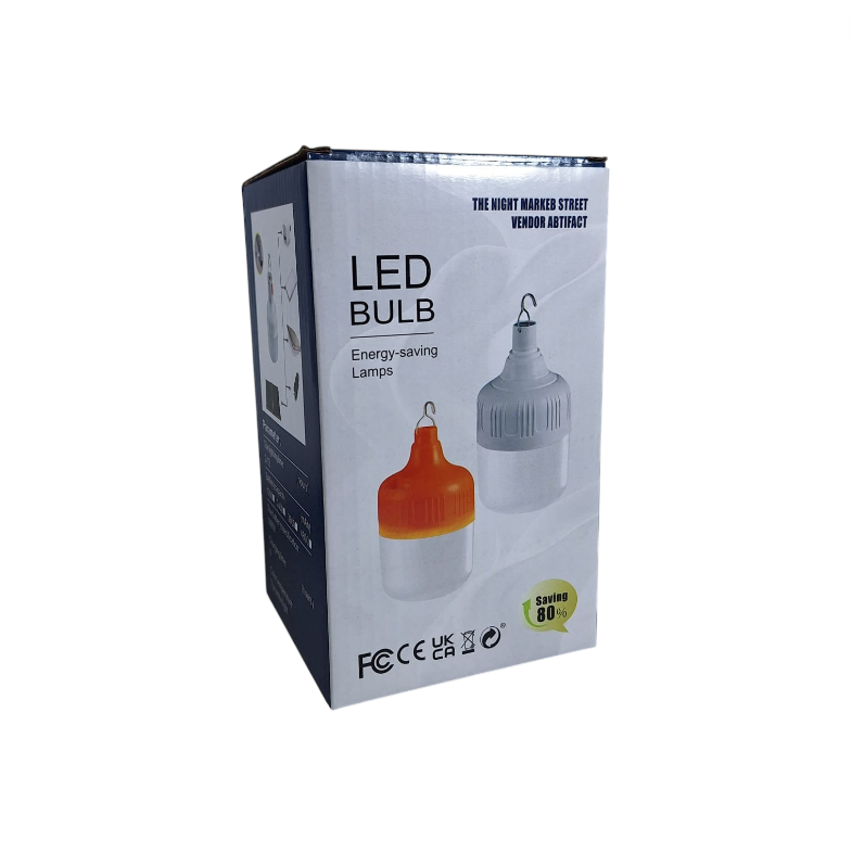 TaffLED Lampu LED Emergency Camping Multifungsi Cool White 80W 3600mAh - LB180 Gambar produk TaffLED Lampu LED Emergency Camping Multifungsi Cool White 80W 3600mAh - LB180 - Kemasan