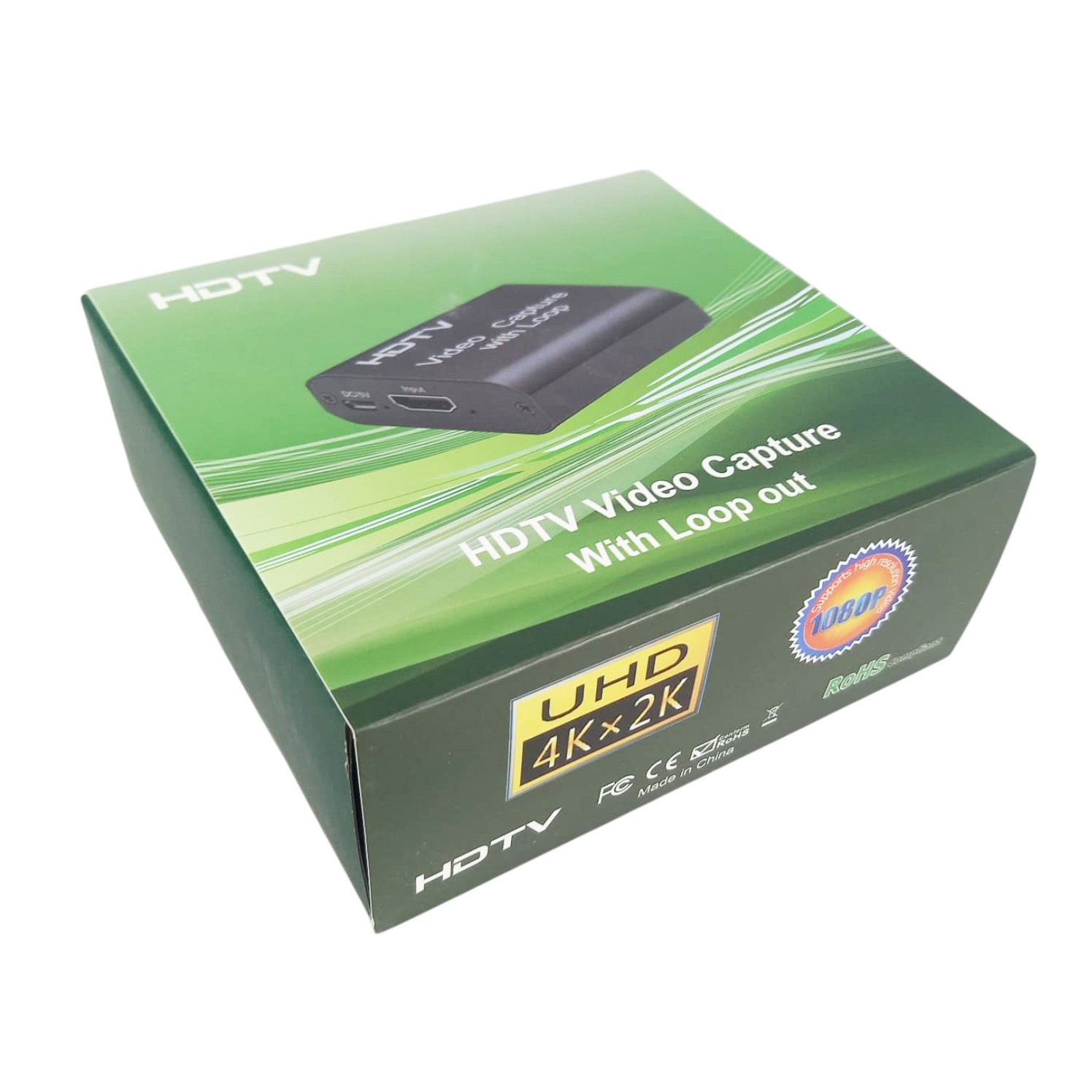 ALLOYSEED HDMI Video Capture Card Adapter Record Box USB 2.0 4K - MS119 Gambar produk ALLOYSEED HDMI Video Capture Card Adapter Record Box USB 2.0 4K - MS119 - Kemasan