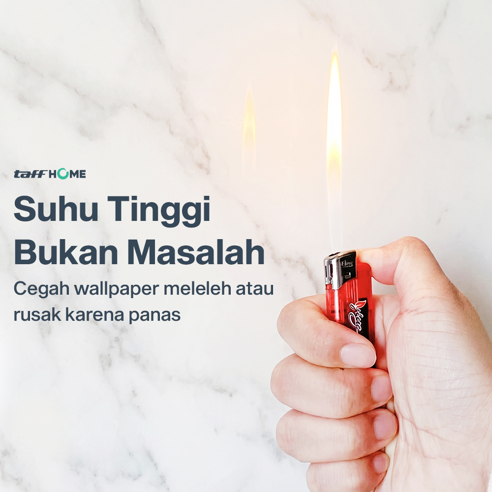 TaffHOME Sticker Wallpaper Meja Dinding Dapur Anti Minyak 200x60cm - WG60B Gambar produk TaffHOME Sticker Wallpaper Meja Dinding Dapur Anti Minyak 200x60cm - WG60B - 2
