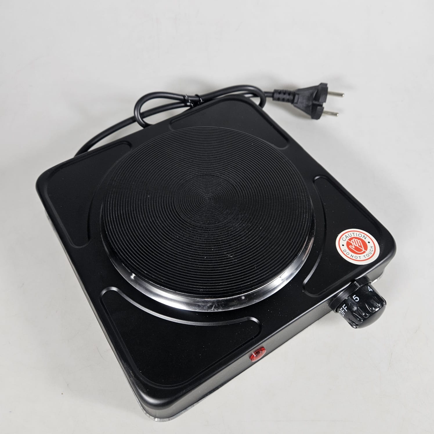 TaffHOME Kompor Listrik 1 Tungku Single Burner Warming Hot Plate 1000W - 1010B Gambar produk TaffHOME Kompor Listrik 1 Tungku Single Burner Warming Hot Plate 1000W - 1010B - 1