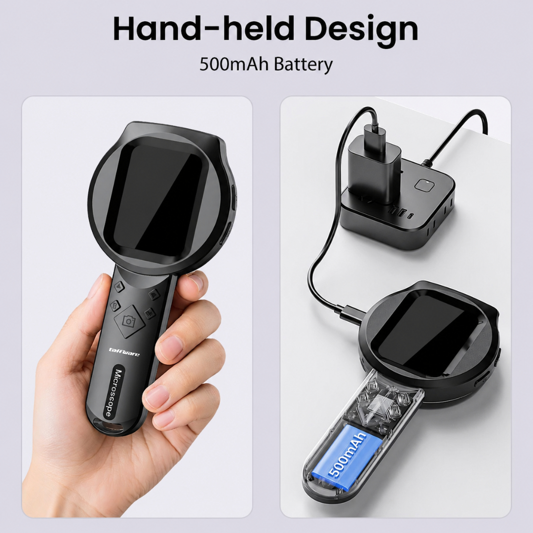 Taffware Mikroskop Digital Portable 100x IPS 2.8 Inch 2MP 500mAh - T54 Gambar produk Taffware Mikroskop Digital Portable 100x IPS 2.8 Inch 2MP 500mAh - T54 - 6