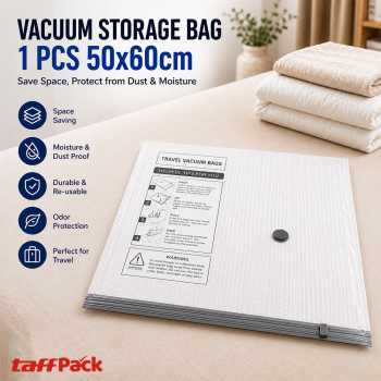 TaffPACK Kantong Plastik Vakum Pakaian Vacuum Compression Bag 1 PCS - YK-100