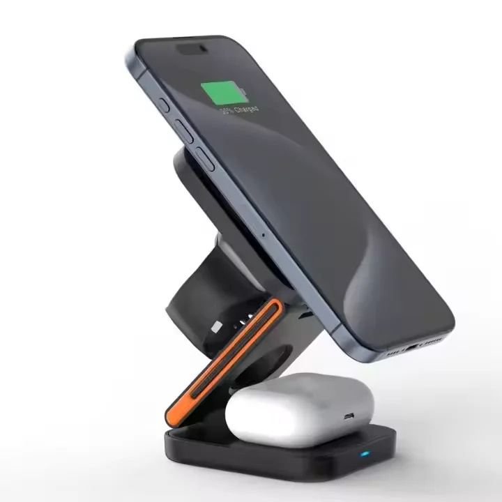 ZEBRONICS Wireless Charger 3in1 Foldable iPhone Apple Watch AirPods - IW20 Gambar produk ZEBRONICS Wireless Charger 3in1 Foldable iPhone Apple Watch AirPods - IW20 - Kemasan