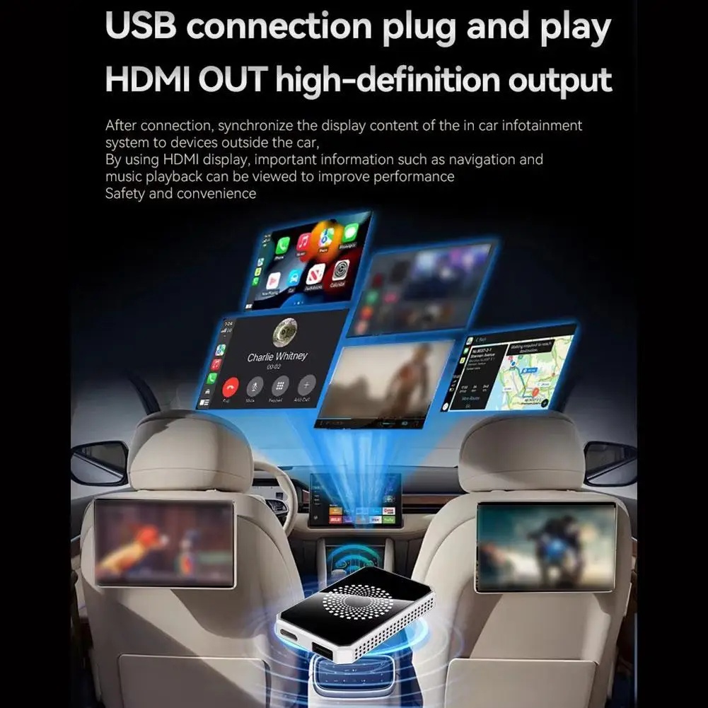 Hicar CarPlay AI Box Wireless 3in1 Android 13 HDMI H618 Quad Core 16GB - A11K Gambar produk Hicar CarPlay AI Box Wireless 3in1 Android 13 HDMI H618 Quad Core 16GB - A11K - 7