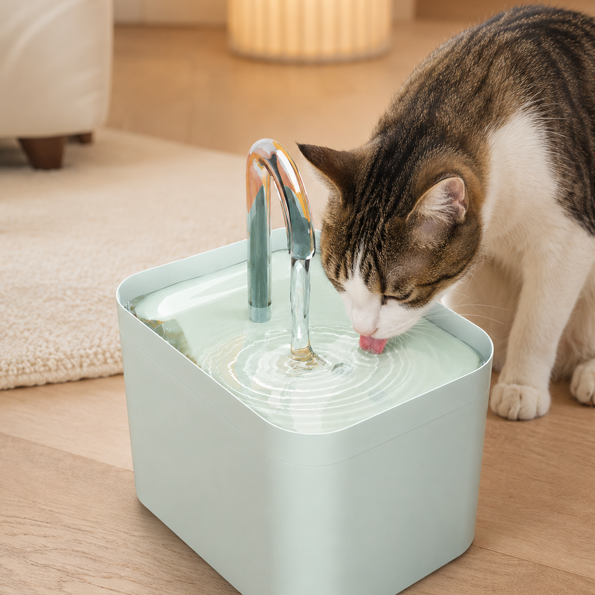 BaoRun Tempat Minum Hewan Elektrik Dispenser Cat Water Fountain 1.5L - PAT220V Gambar produk BaoRun Tempat Minum Hewan Elektrik Dispenser Cat Water Fountain 1.5L - PAT220V - 6
