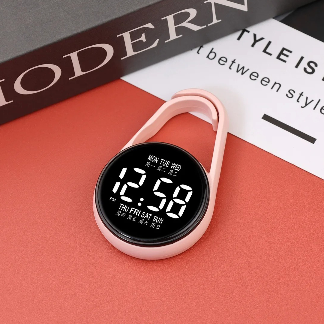 Obotsnoi Jam Pocket Watch Digital LED Gantungan Kunci Waterproof - PJX1600 Gambar produk Obotsnoi Jam Pocket Watch Digital LED Gantungan Kunci Waterproof - PJX1600 - Utama