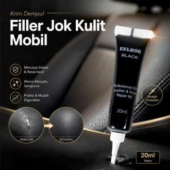 EELHOE Krim Dempul Filler Reparasi Jok Kulit Mobil Repair Liquid 20ml - G-919