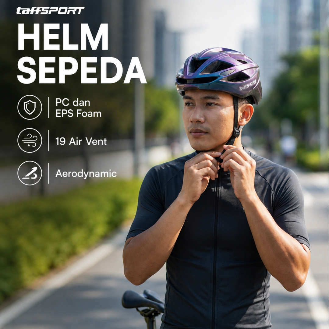 TaffSPORT Helm Sepeda MTB Standard Vers Bicycle Helmet 19 Air Vent - Z20 Gambar produk TaffSPORT Helm Sepeda MTB Standard Vers Bicycle Helmet 19 Air Vent - Z20 - Utama