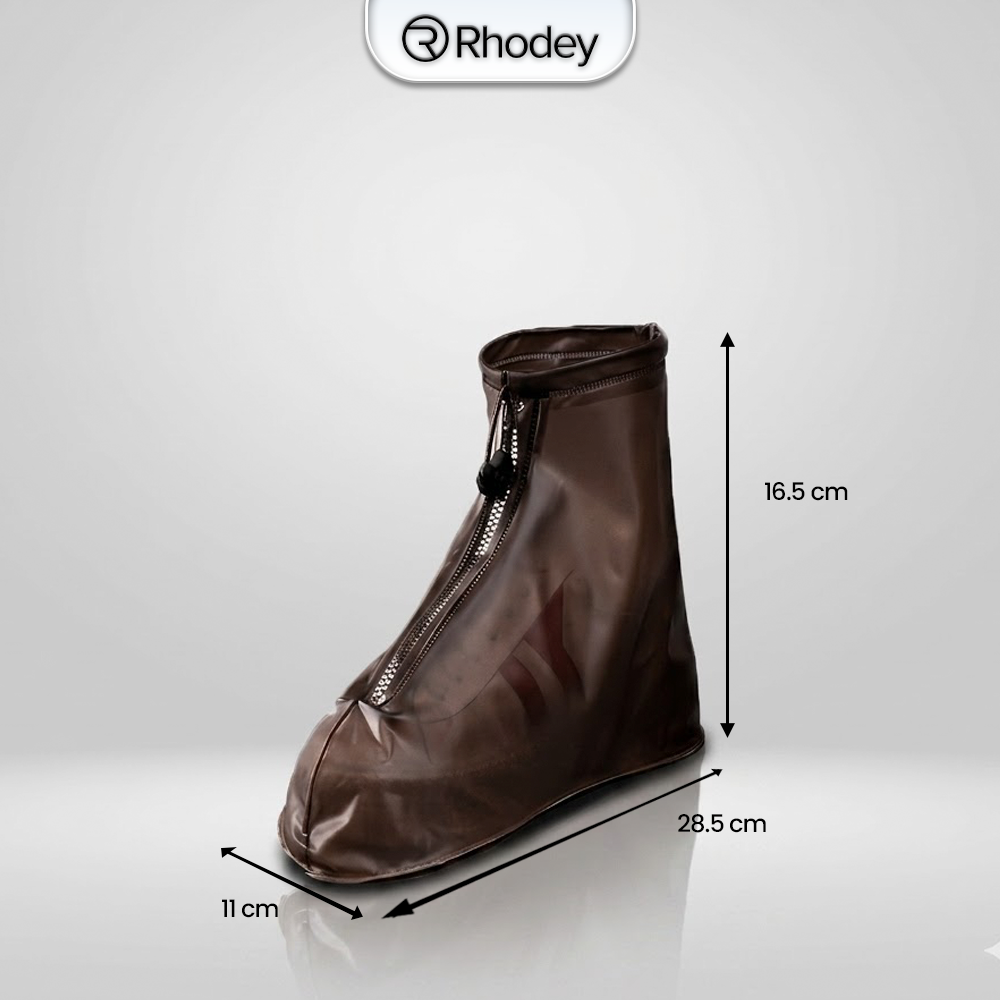 Rhodey Cover Pelindung Sepatu Anti Air Shoes Cover PVC with Zipper L - F-203 Gambar produk Rhodey Cover Pelindung Sepatu Anti Air Shoes Cover PVC with Zipper L - F-203 - 7