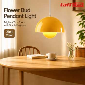 TaffLED Lampu Gantung Hias Flower Bud Pendant Light 3in1 Color 9W - BB9
