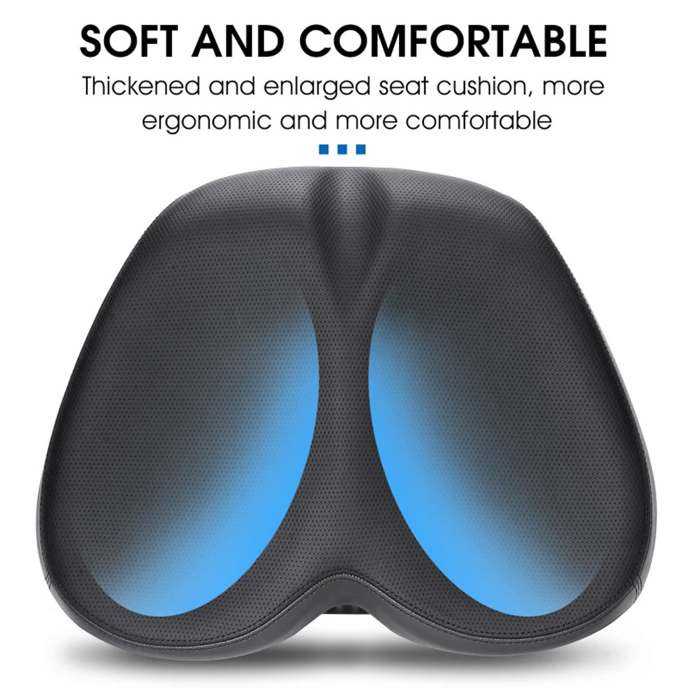 TH Jok Sadel Sepeda Bike Saddle No Nose Double Shock Absorp Comfort - YP0801133 Gambar produk TH Jok Sadel Sepeda Bike Saddle No Nose Double Shock Absorp Comfort - YP0801133 - 4