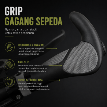 BENGGUO Handgrip Sepeda Universal Tutup Setang Anti Slip Handlebar - BPG-111