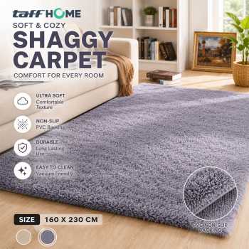 TaffHOME Karpet Matras Bulu PVC Non-Slip Living Room Soft 160x230cm - DE2030